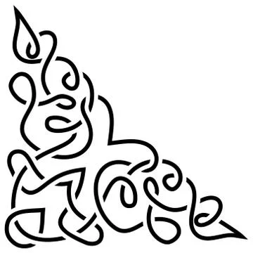 Traditional vector celtic ornament Ilustración de archivo