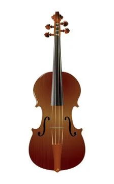 Traditional violin Stock Illustration
