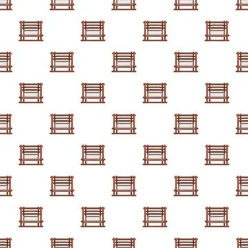 Traditional weaving loom generating a textile pattern background Illustrazione stock