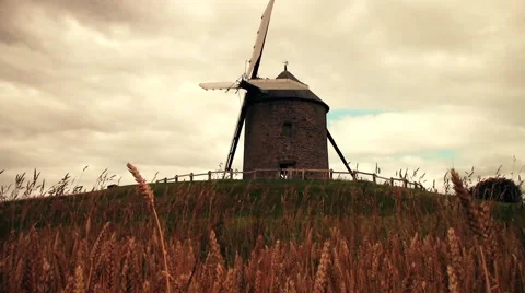 Traditional windmill Stock Footage 66539553