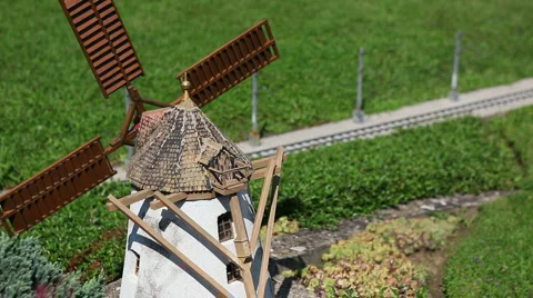 Traditional windmill model Video stock 1057022