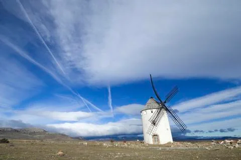 Traditional windmill Stock Photos