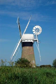 A traditional windmill Foto stock