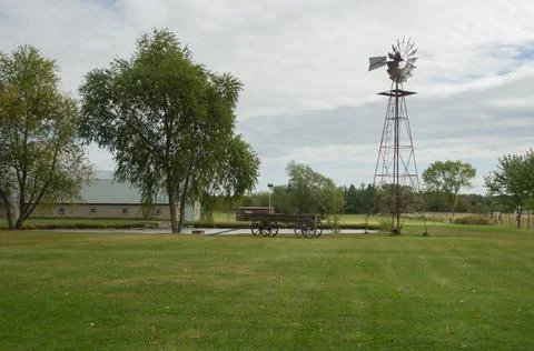 Traditional windmill Foto stock
