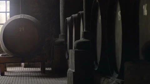 Traditional wine cellar. Stock Footage 62589113