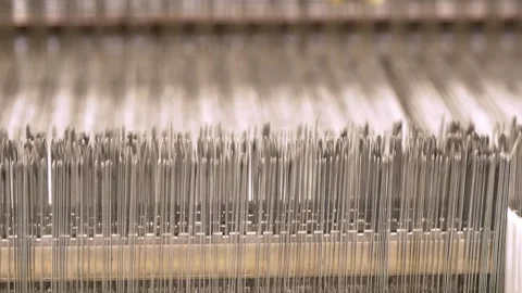 Traditional Wool Manufacturing Process Inside Textile Factory Stock Footage 328643724