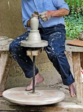 Traditional work in ceramic (2) Stock Photos