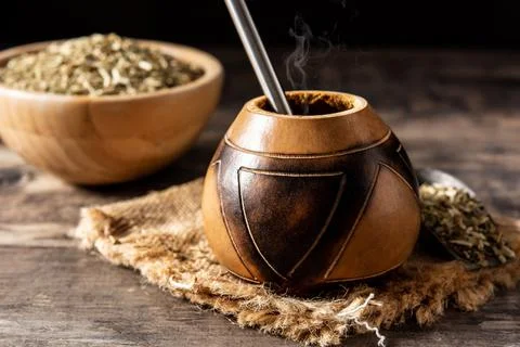 Traditional yerba mate tea Stock Photos