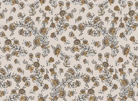 Traditional,Paisley,Pattern 库存插图