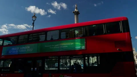 Trafalgar square 1 Stockbeeldmateriaal 218594154