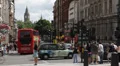 Trafalgar Square Big Ben Westminster London Car Taxi Cab Passing Elizabeth Tower HD Footage