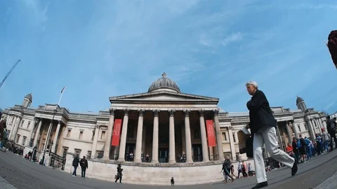 Trafalgar Square Video stock 106624349