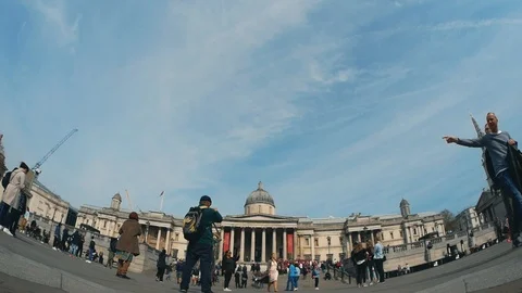 Trafalgar Square Video stock 106625105