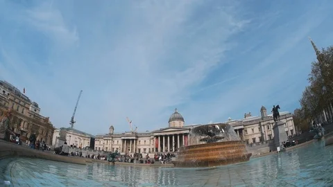 Trafalgar Square Video stock 106625467
