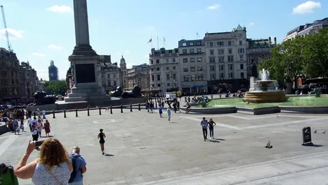 Trafalgar Square Stock Footage 112633041