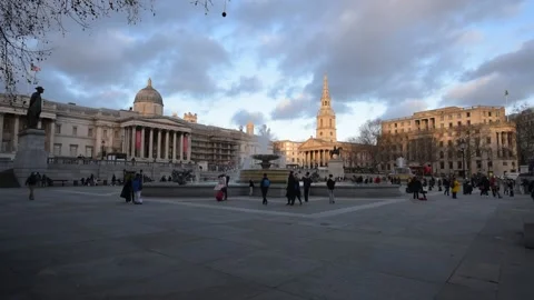 Trafalgar Square Stock Footage 229981024