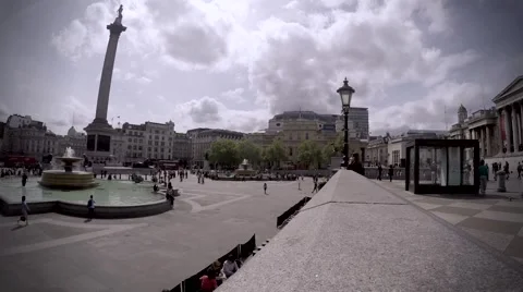 Trafalgar Square Timelapse 스톡 동영상 50243755