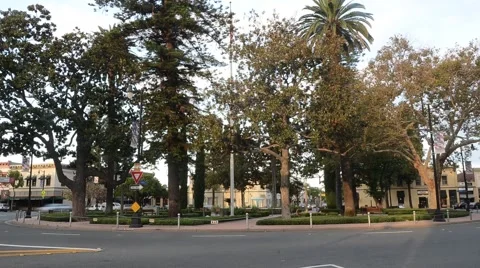 Trafffic Circle Stock Footage 44514524