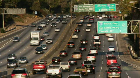 Traffic 03: Rush Hour real time Stock Footage 773086