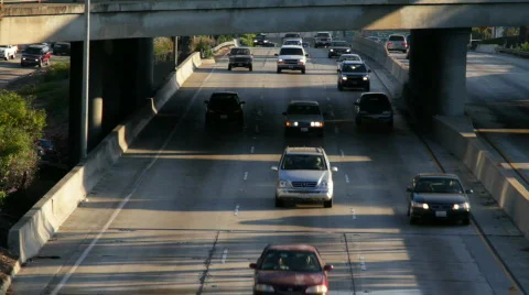 Traffic 05: Rush Hour real time Stock Footage 773110