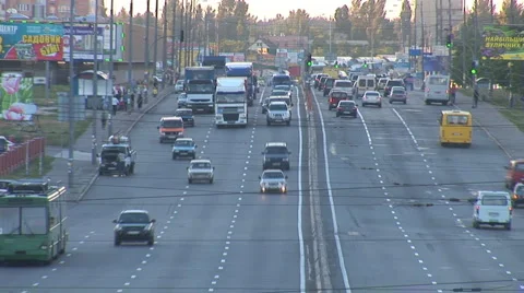 Traffic 1 Stock Footage 5549528