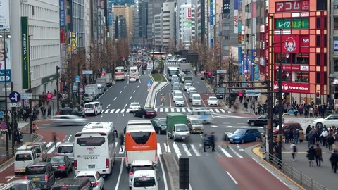 Traffic 11 Stock Footage 105889152