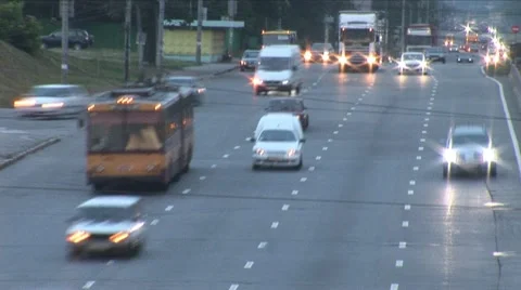 Traffic 5 Stock Footage 7135281