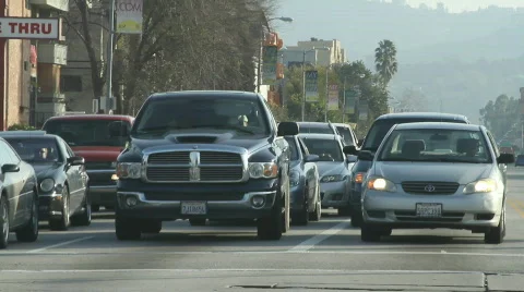 Traffic 6 Stock Footage 763644