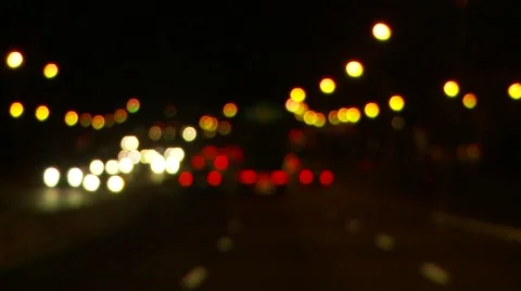 Traffic 92 blurred Stock Footage 980278