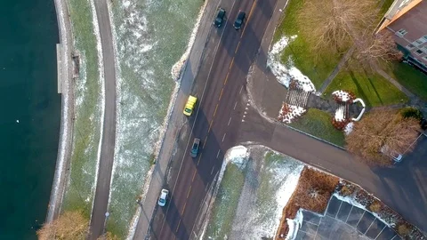 Traffic from above 库存影片 105904711