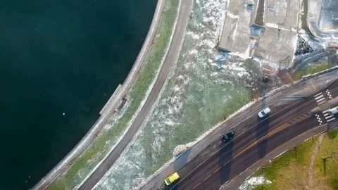 Traffic from above 库存影片 105904774