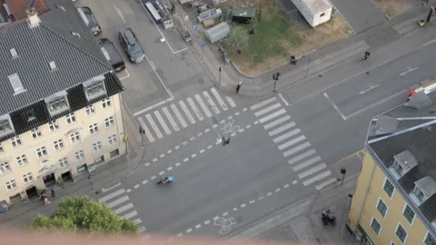 Traffic from above Stock Footage 221414125