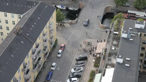 Traffic from above Stock Footage 221414152