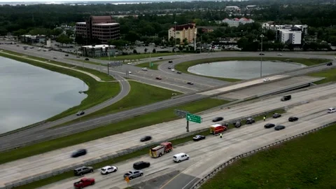 Traffic at accident cleanup 動画素材 242300511