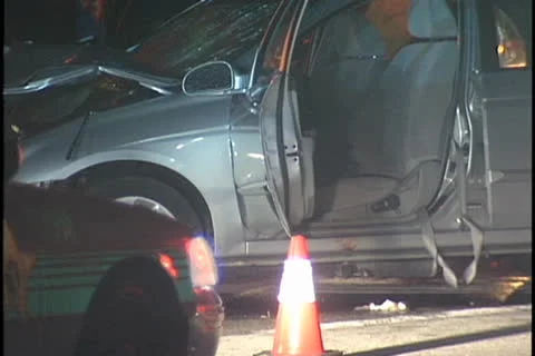 Traffic Accident, Driver Side Door Video stock 26178805