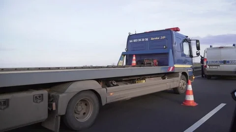 Traffic accident Stock Footage 75218594