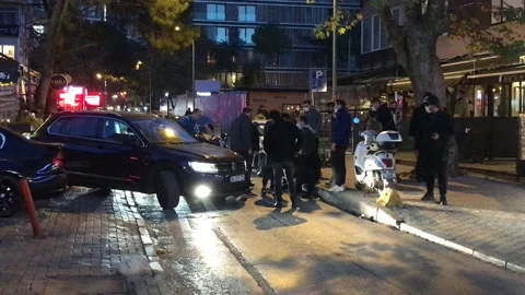 Traffic accident Video stock 144400386