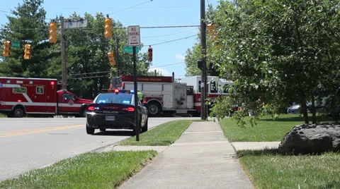 Traffic accident at an intersection 動画素材 24764729