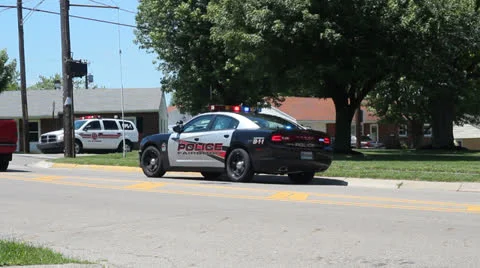 Traffic accident at an intersection 動画素材 24766582