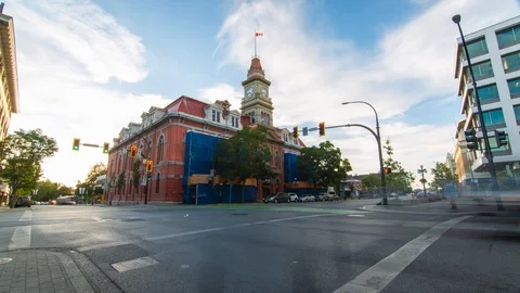 Traffic And Building Timelapse Stock Footage 122167064