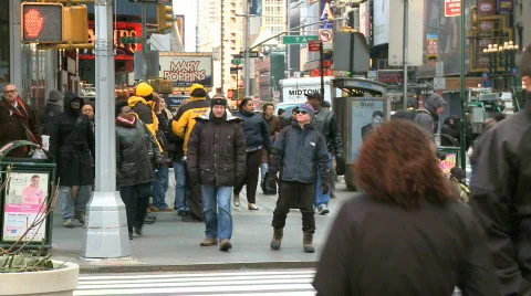 Traffic and People Stock Footage 331469