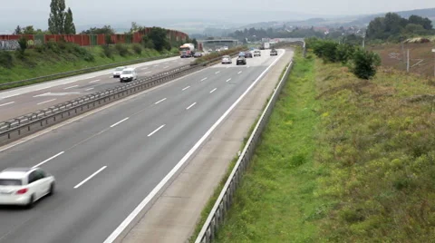 Traffic and road users on German highway A3 Stock-Footage 41532756