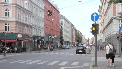 Traffic and traffic lights Stock Footage 221425208