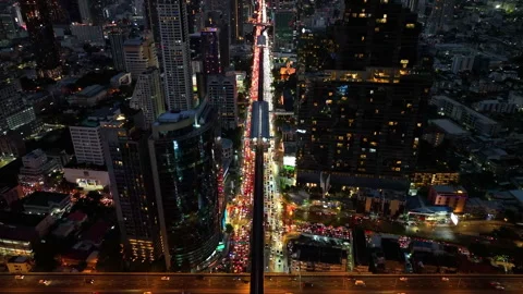 Traffic and transportation during rush hour on expressway Video stock 285231426
