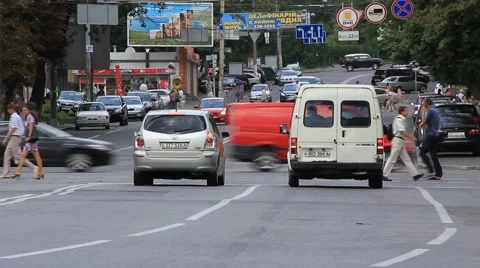 Traffic area Stock Footage 883072