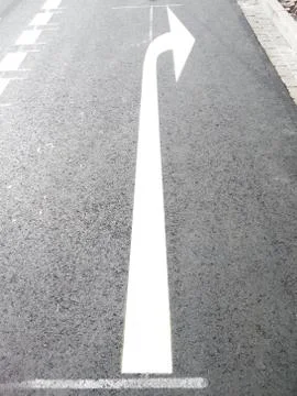 Traffic arrow right Stock Photos