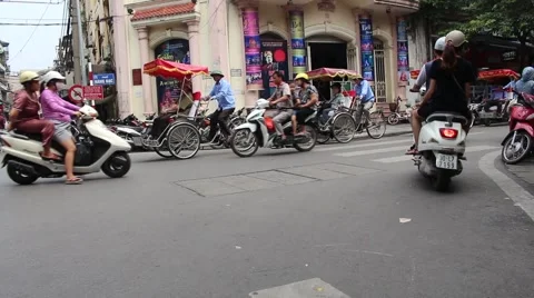 Traffic in asean Stock Footage 56085312