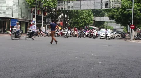 Traffic in asean Stock Footage 56085635