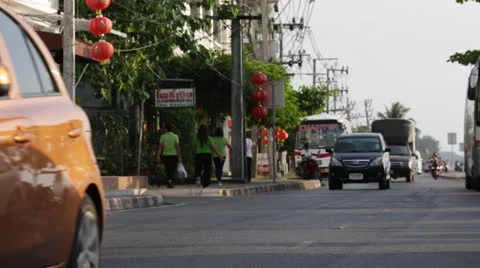 Traffic in Asia Video stock 22762334