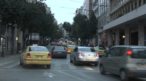 Traffic of Athens,Greece 動画素材 46982834